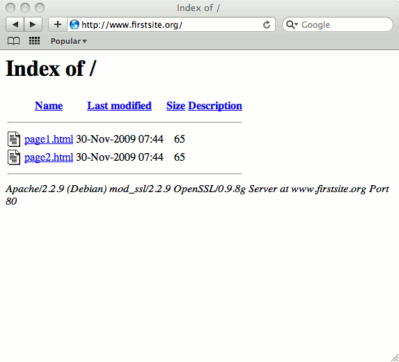 Website running under Apache on Ubuntu 9.10 (Karmic). Website running under Apache on Ubuntu 9.10 (Karmic).